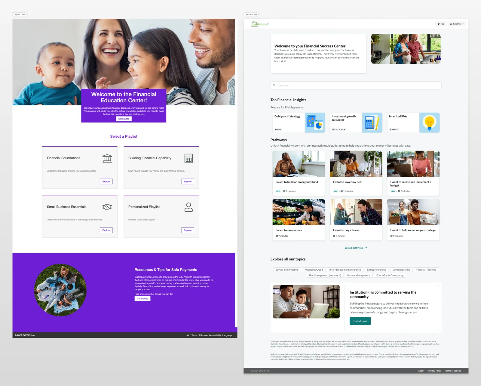 Final elective learning hub card