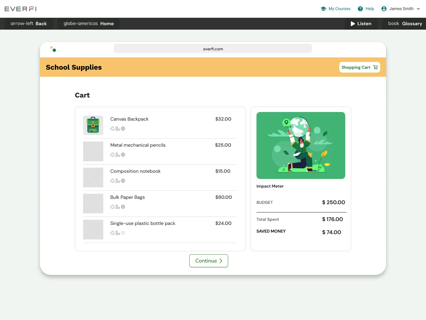 Proof of concept — review page