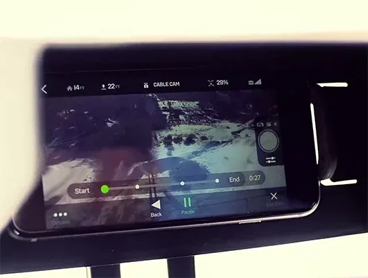 Multipoint cablecam feature